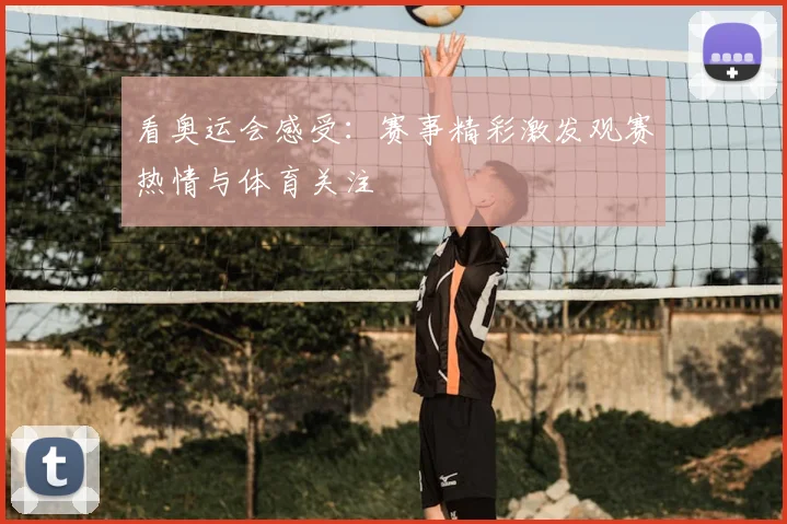 看奥运会感受:赛事精彩激发观赛热情与体育关注