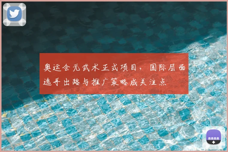 奥运会无武术正式项目，国际层面选手出路与推广策略成关注点